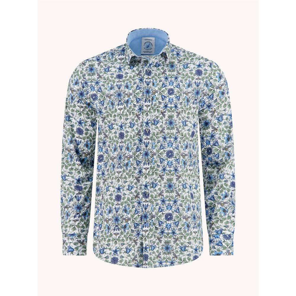 NEW A FISH NAMED FRED men's nouveau shirt art in thyme